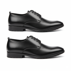 Premium Original Black Leather Formal Laser Shoe