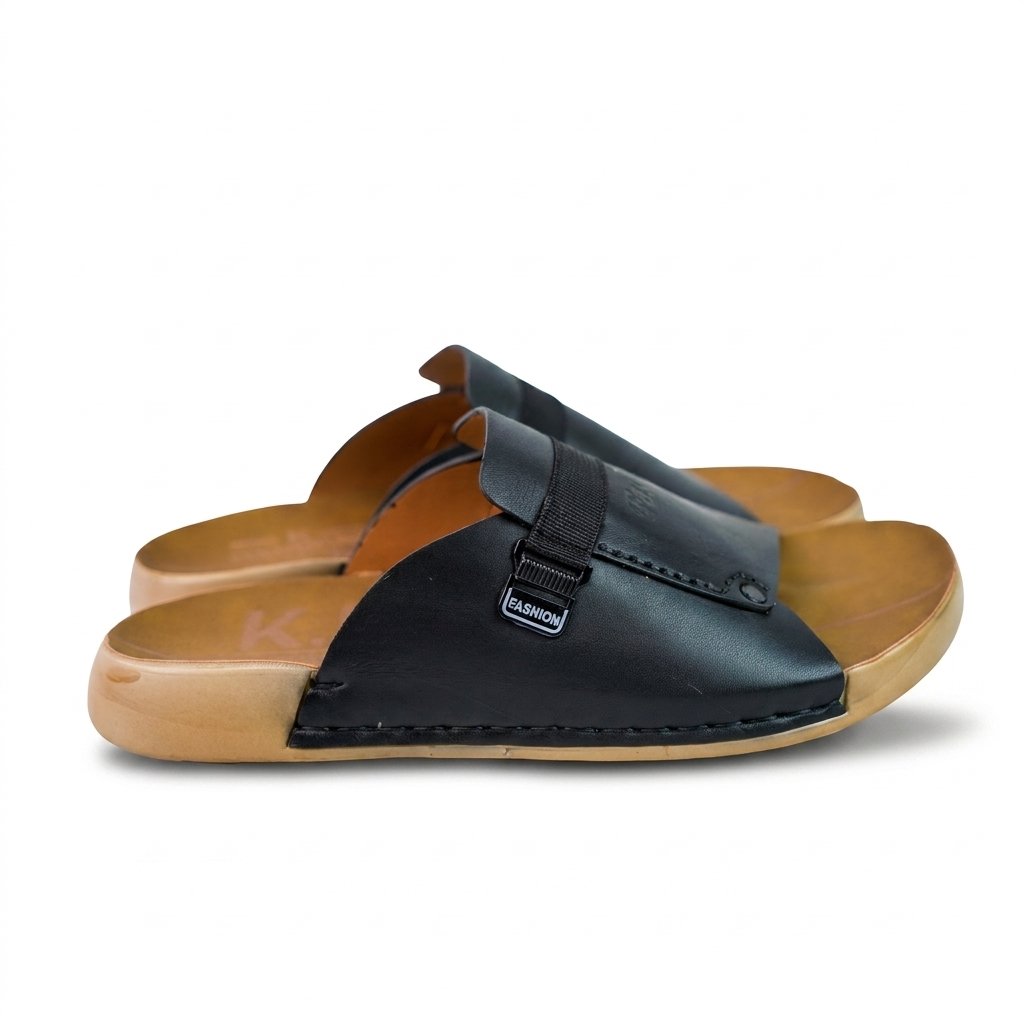 Elite Comfort Leather Slide - Image 2