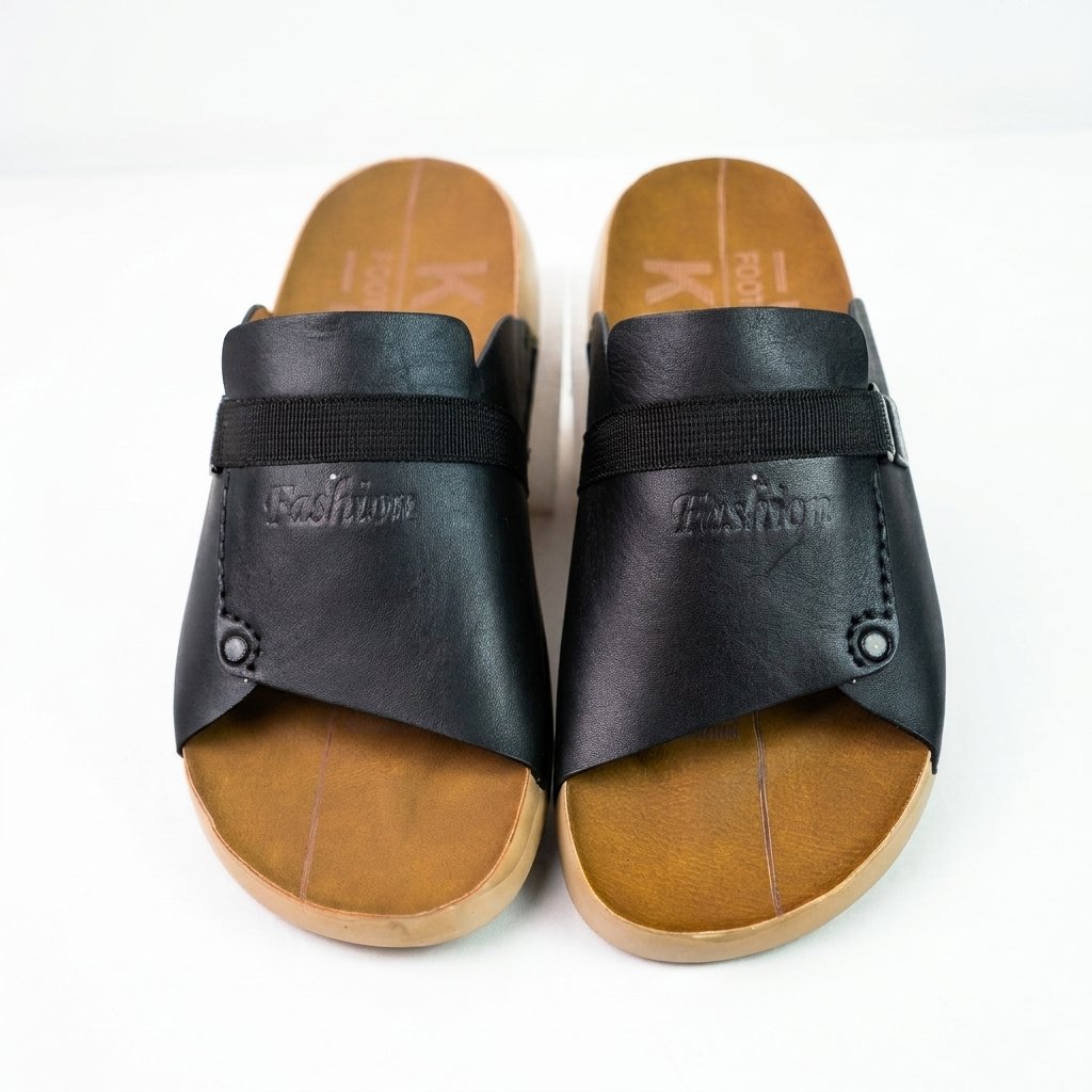Elite Comfort Leather Slide - Image 4