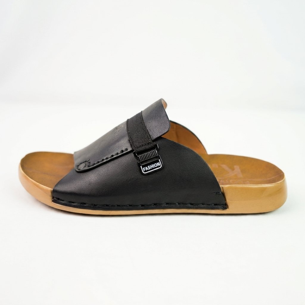 Elite Comfort Leather Slide - Image 6